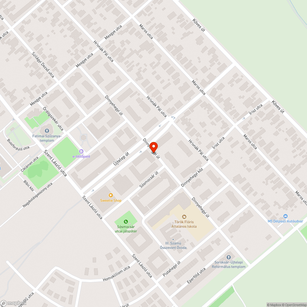 Elhagyott személygépjármű bejelentés helye