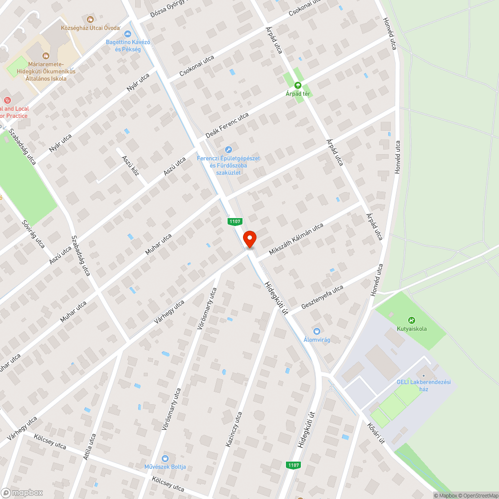 Csatorna szem körüli aszfalt kiverődés bejelentés helye