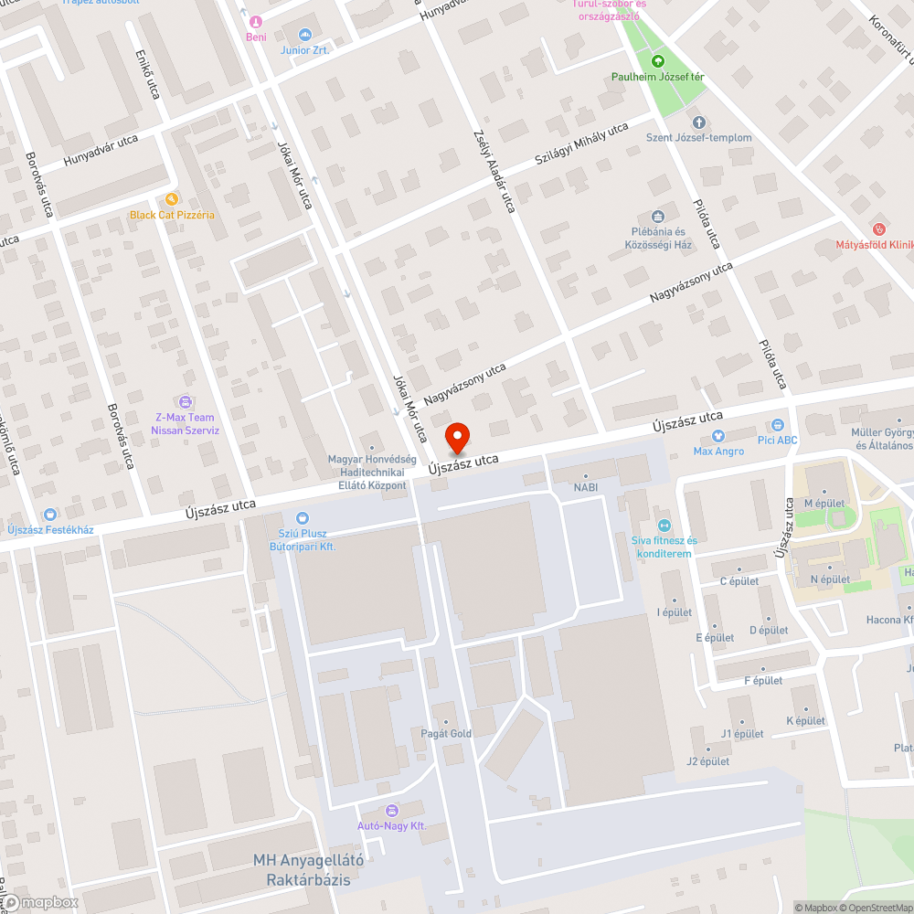 Graffitis bejelentés helye