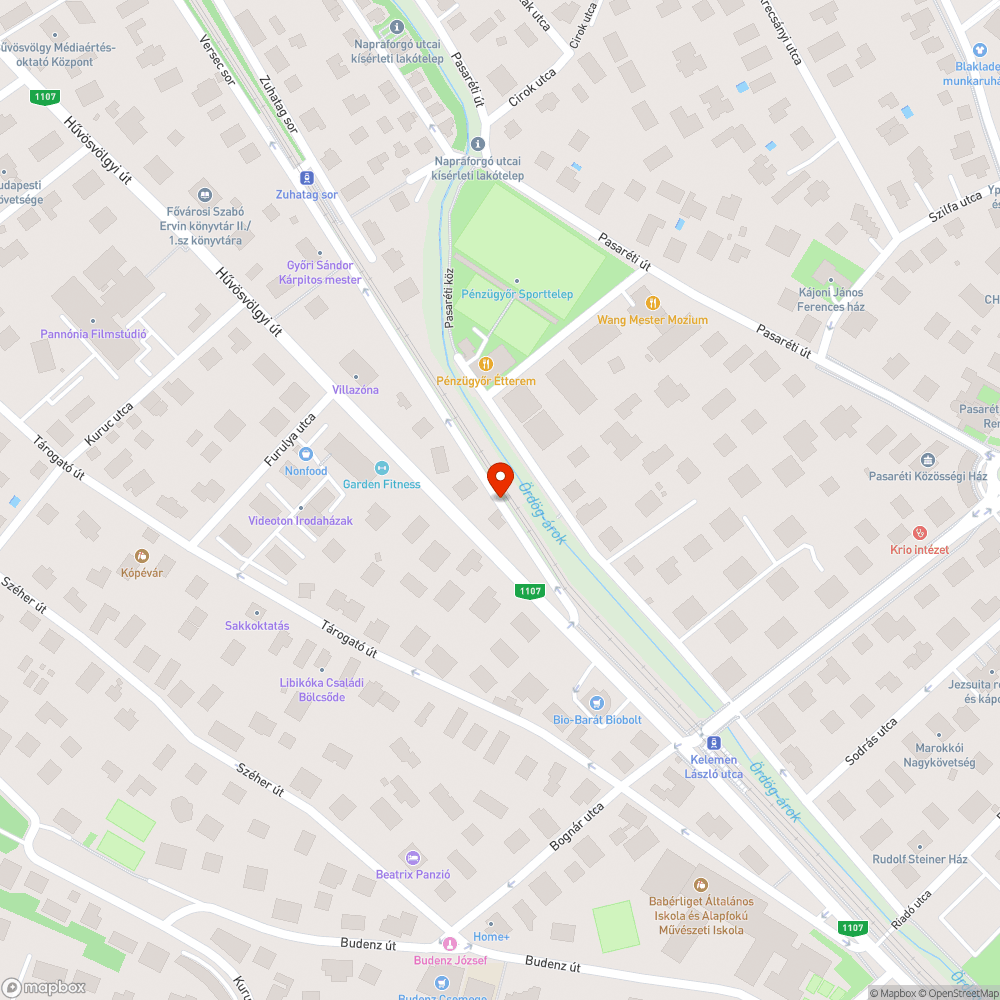 Utcán hagyott hulladék (OSB lapok) bejelentés helye