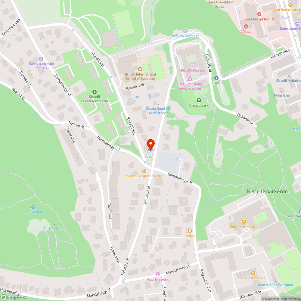 Taktilis jelre ránőtt növényzet bejelentés helye