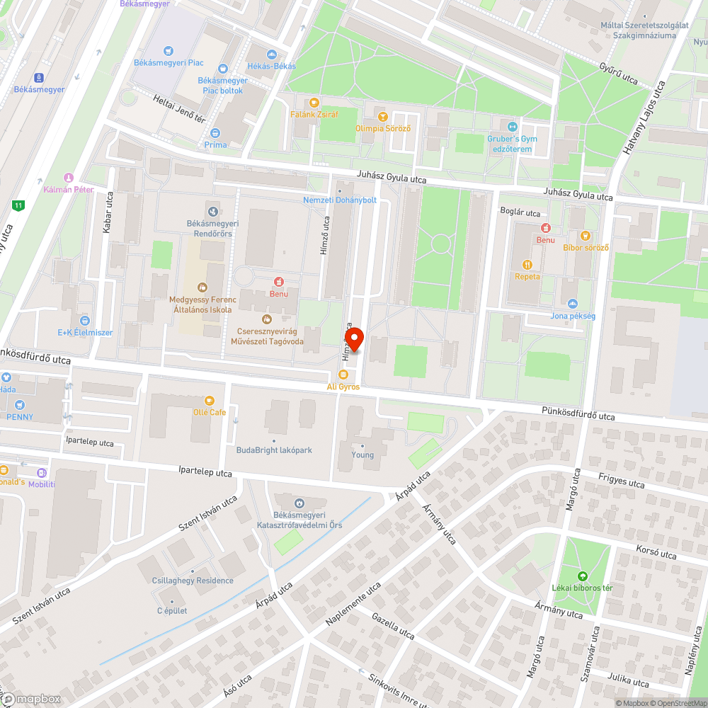 Gyakori zöldön parkolás bejelentés helye