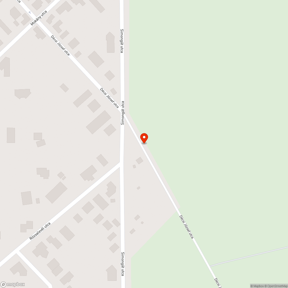 Kidobott bútorok - Décsi József u. - kukoricás mellett bejelentés helye