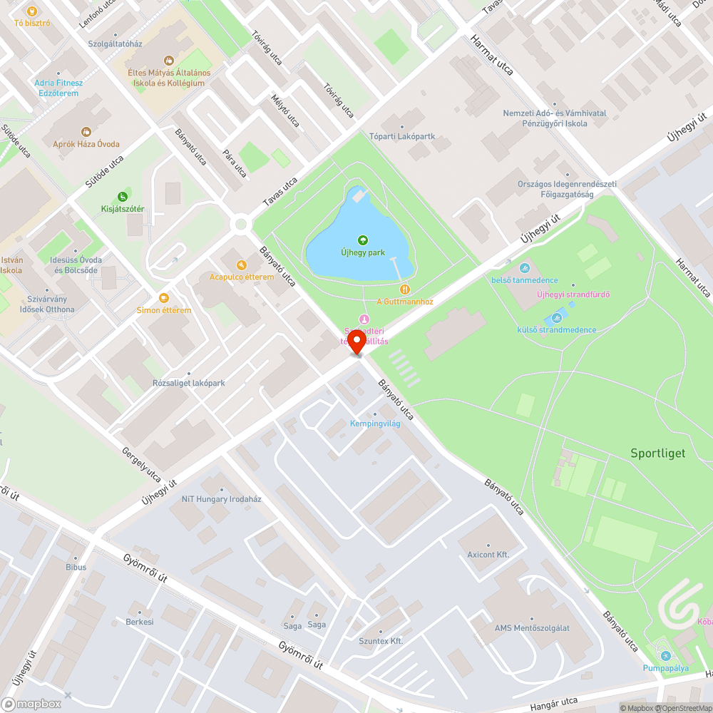 Megrongált tükör bejelentés helye