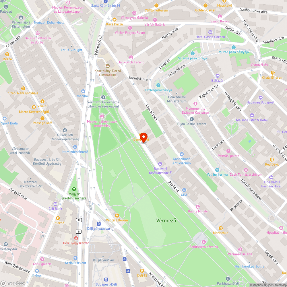 Gyalogátkelőhelyeknél 1-1db mély kátyú tátong bejelentés helye