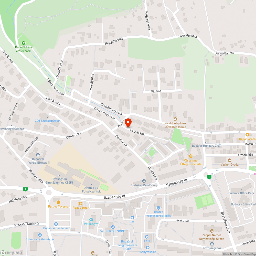 Járdán parkolás bejelentés helye