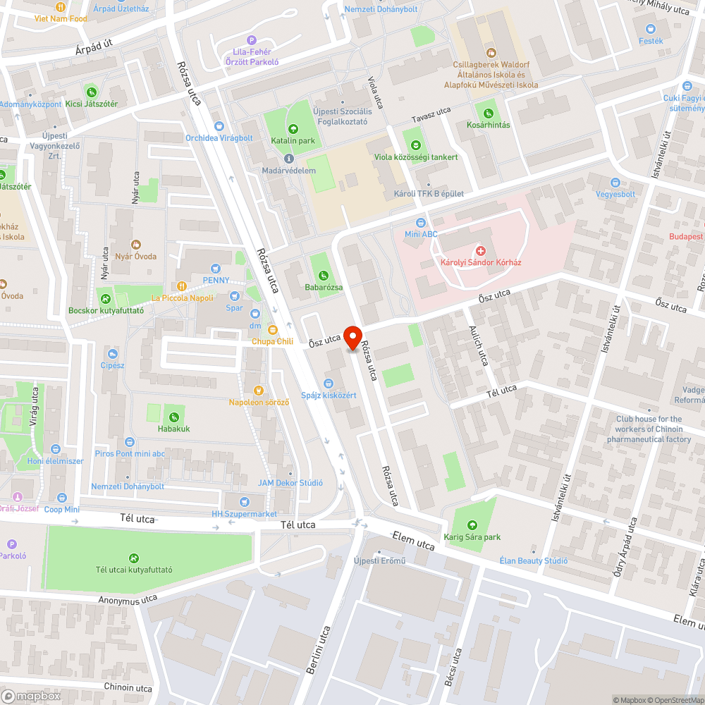 Balesetveszély bejelentés helye