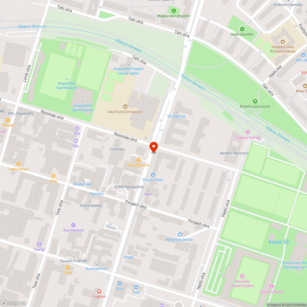 Hulladékgyűjtő tele bejelentés helye