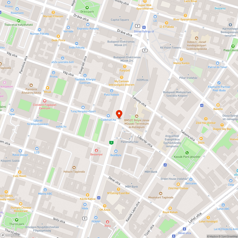 Orbitális árok a zebra szélén bejelentés helye