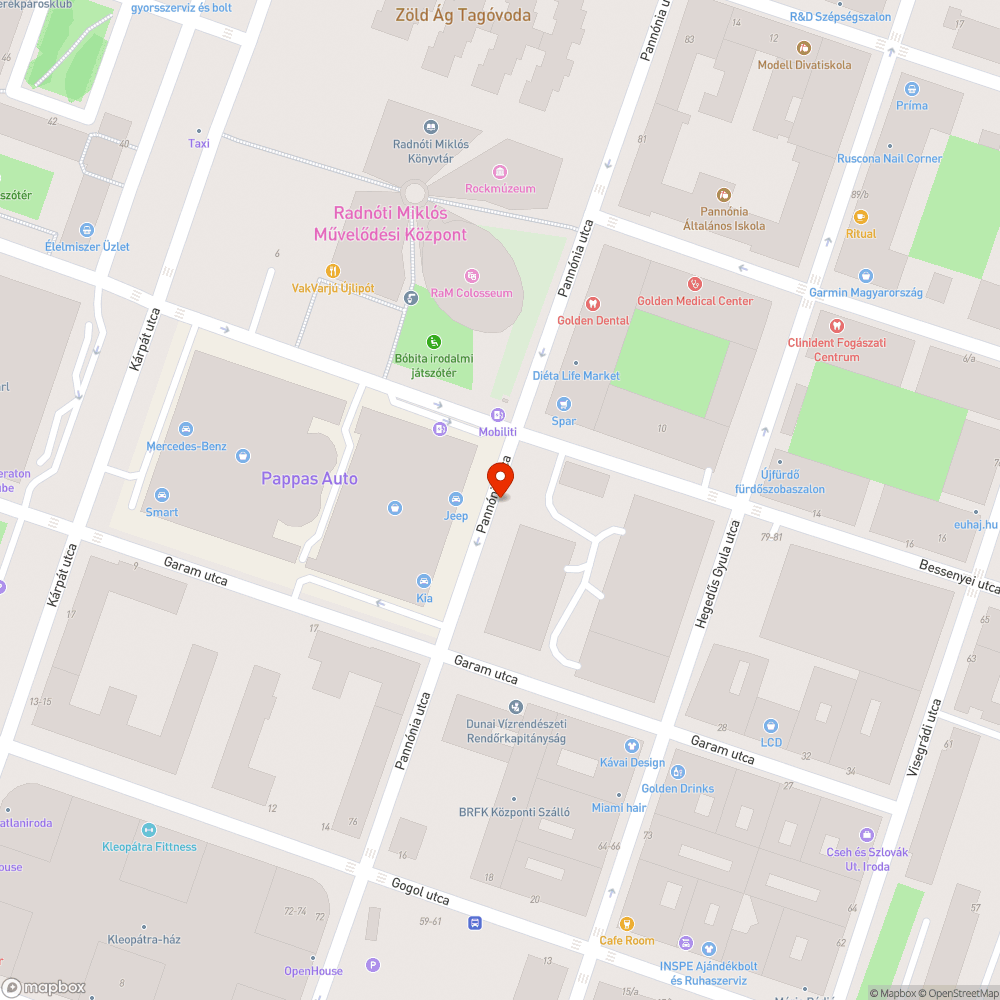 Csúszós, havas, jeges járda bejelentés helye