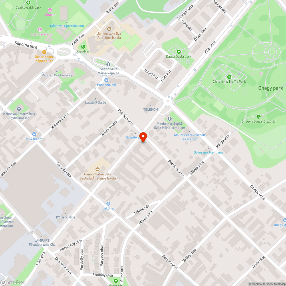 Közterület foglalása bejelentés helye