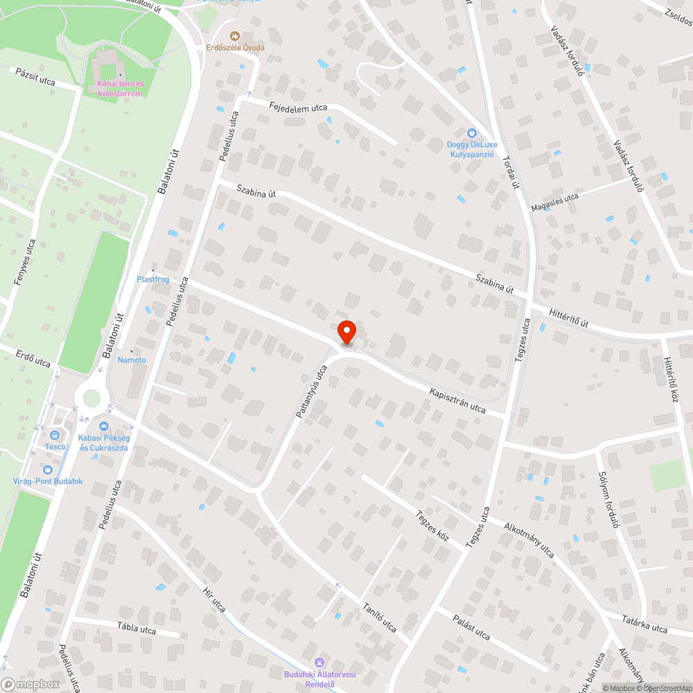 Morzsolódó aszfalt bejelentés helye