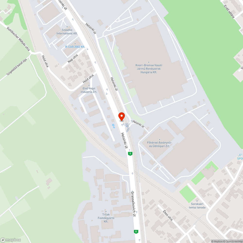 Hiányzó tábla bejelentés helye