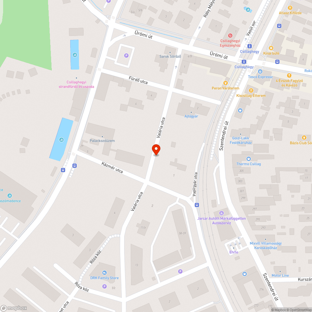 Jeges jarda bejelentés helye