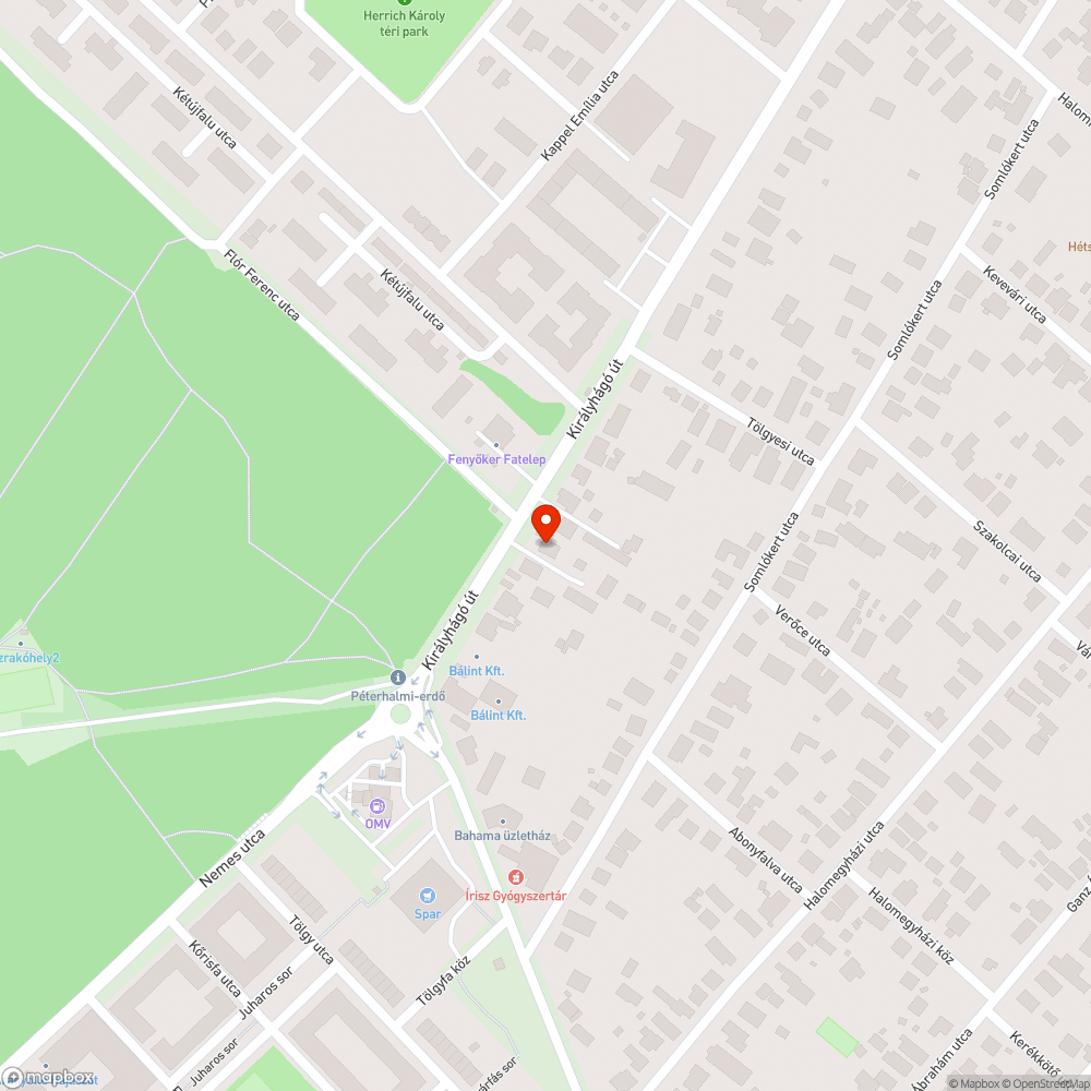 Kátyú a közműelzáró körül bejelentés helye