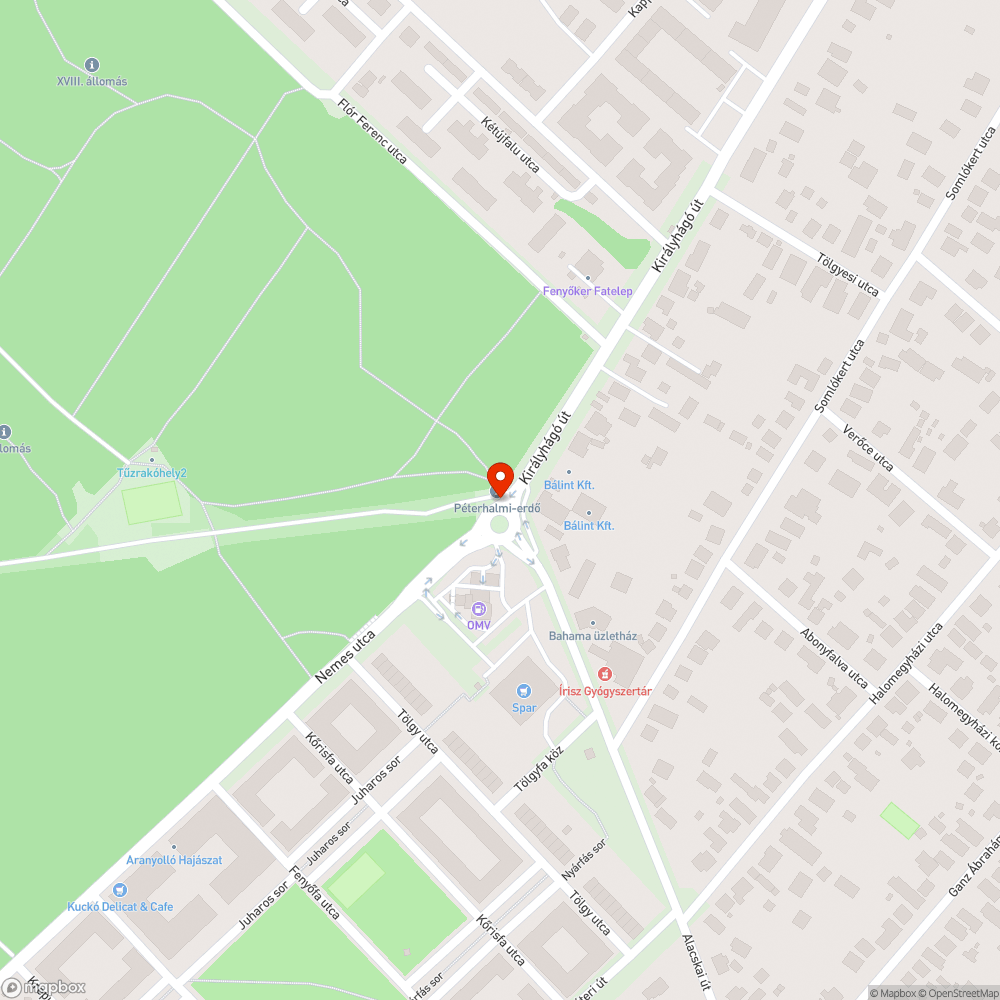 Megsüllyedt vízelzáró bejelentés helye