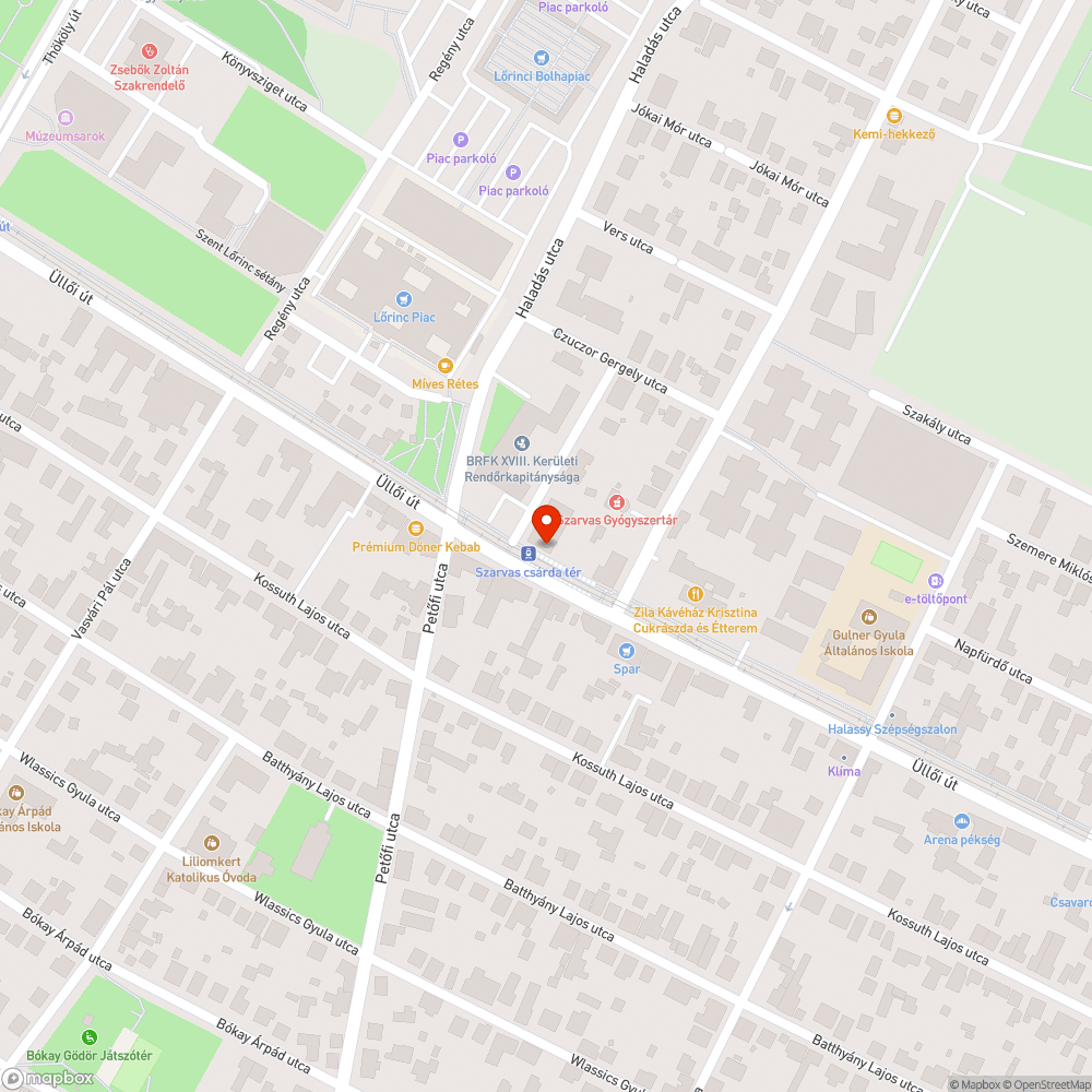 Villamosmegálló tele szeméttel bejelentés helye