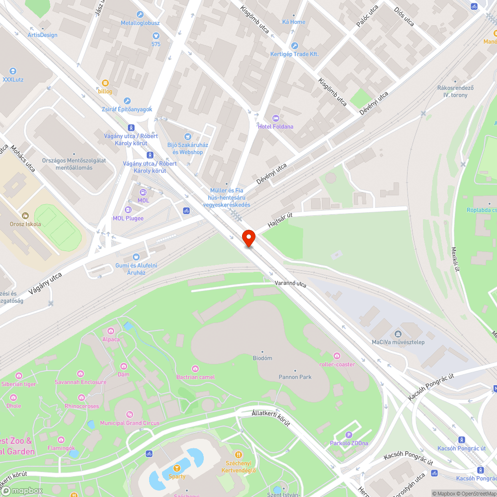 Kátyú Róbert K. krt. Bp. bejelentés helye