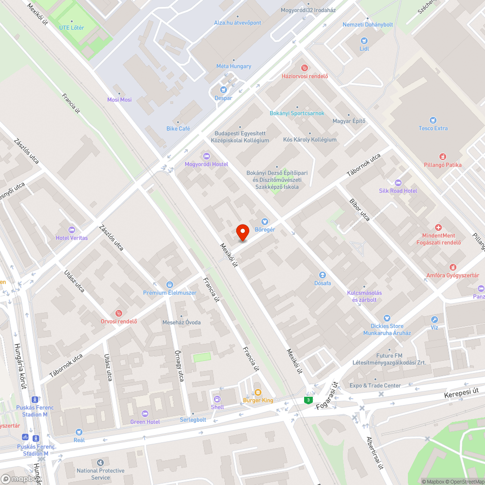 Tábornok utcai elhanyagoltság bejelentés helye