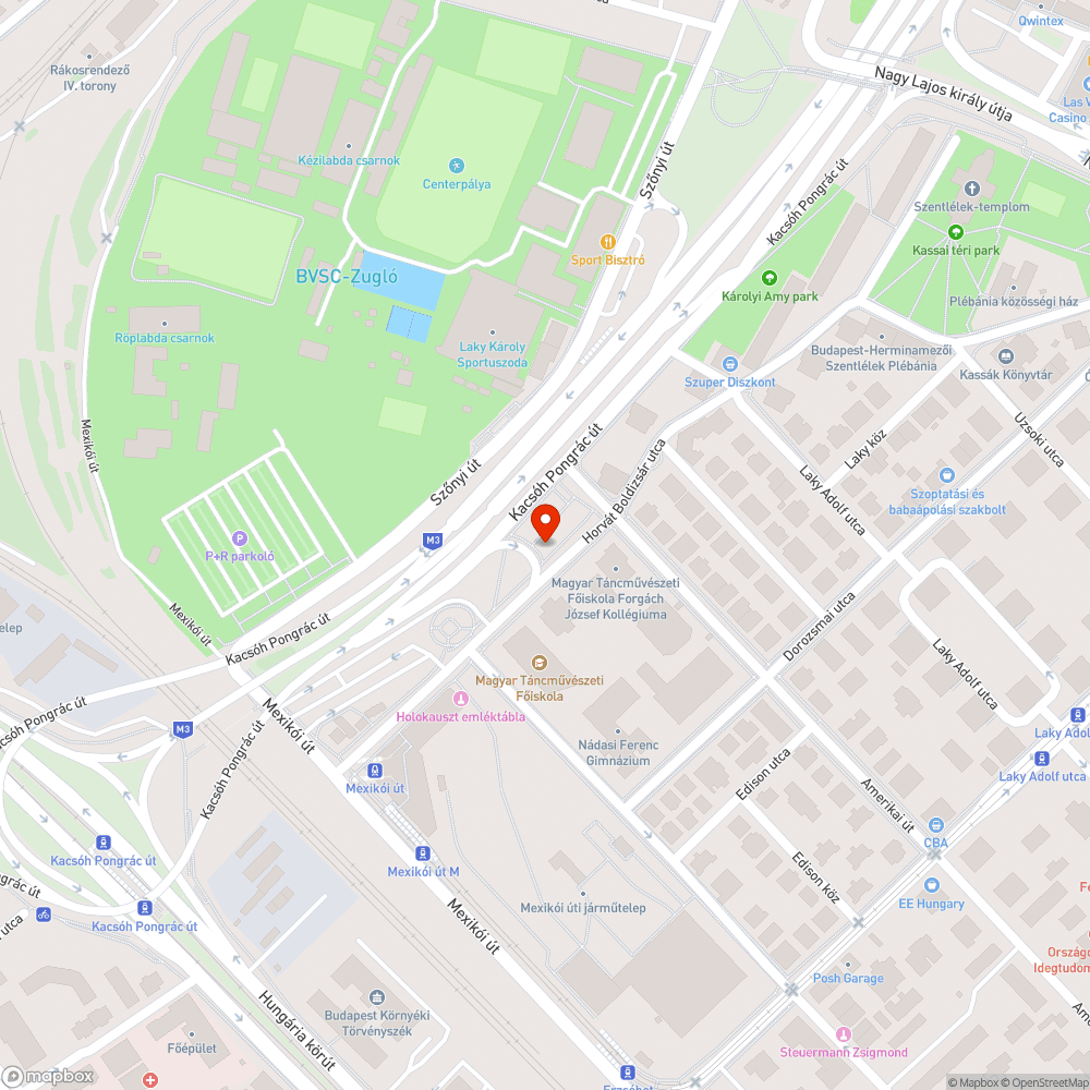 Járdára dőlt fa bejelentés helye