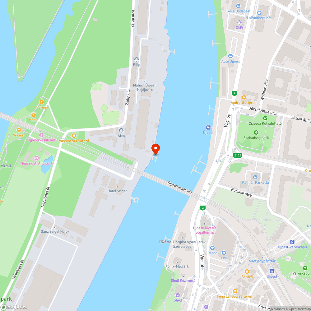 Gázolajszennyezés az Újpesti-öbölben bejelentés helye