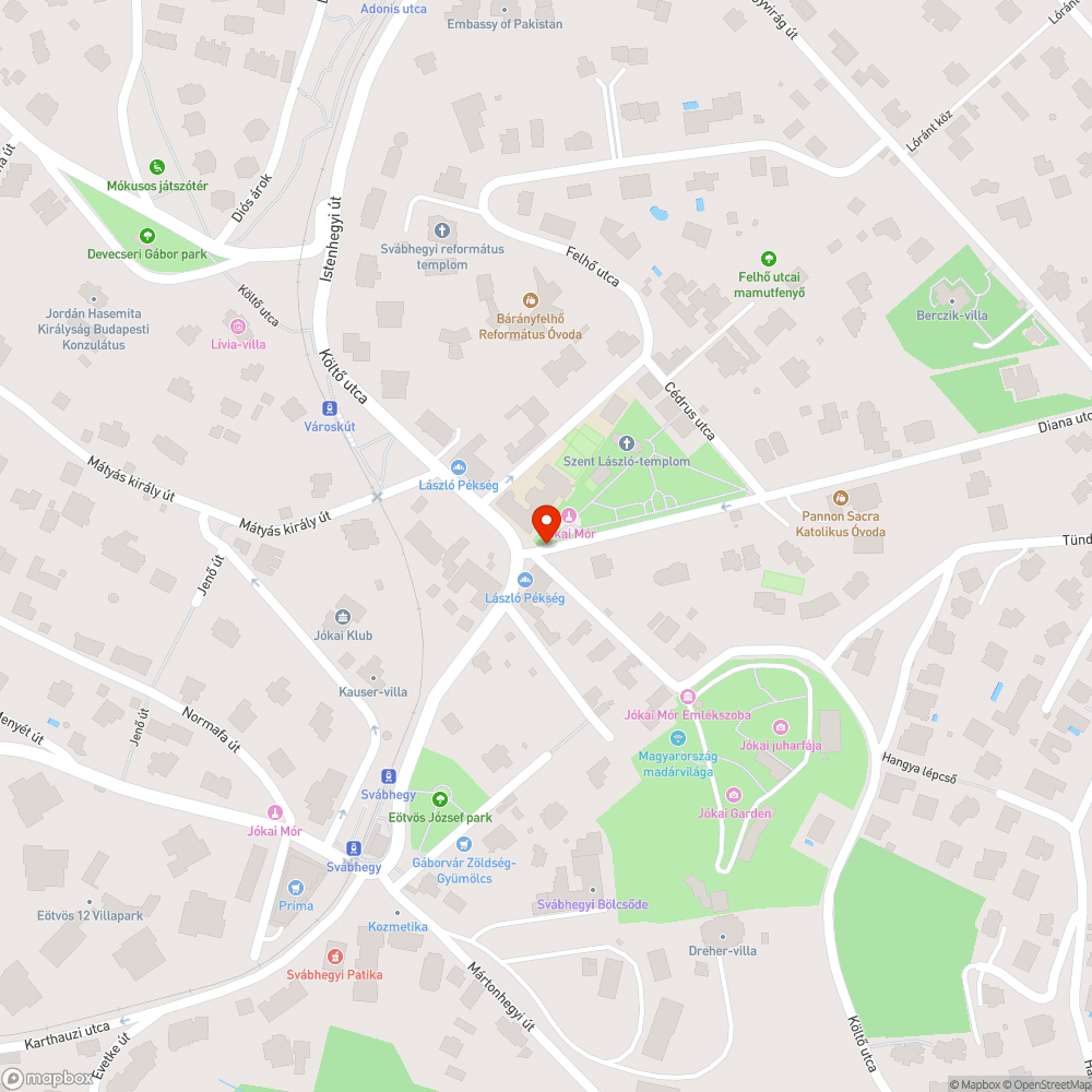 Járdaból kinyúló fémcsonk bejelentés helye