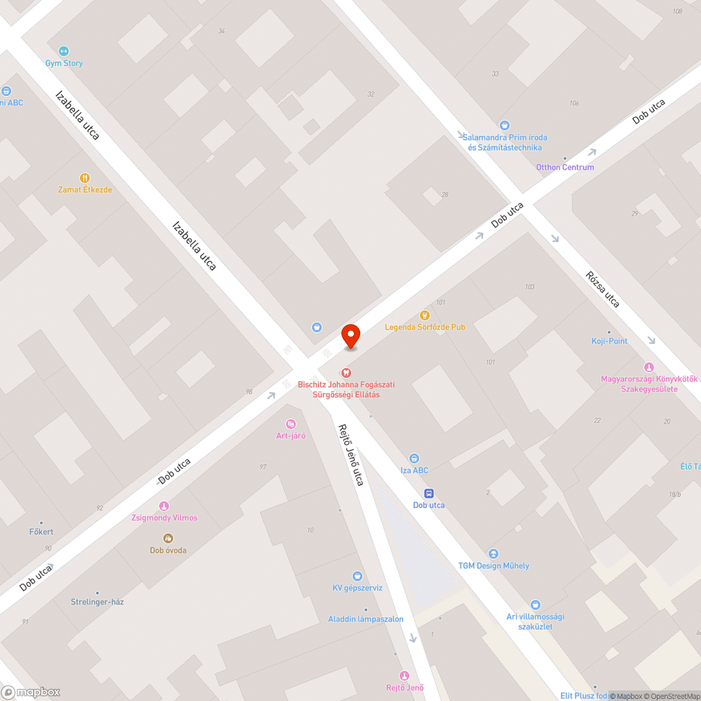 Gyalogosokra omló homlokzat bejelentés helye