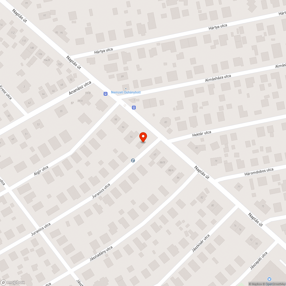 Szemetes megálló bejelentés helye