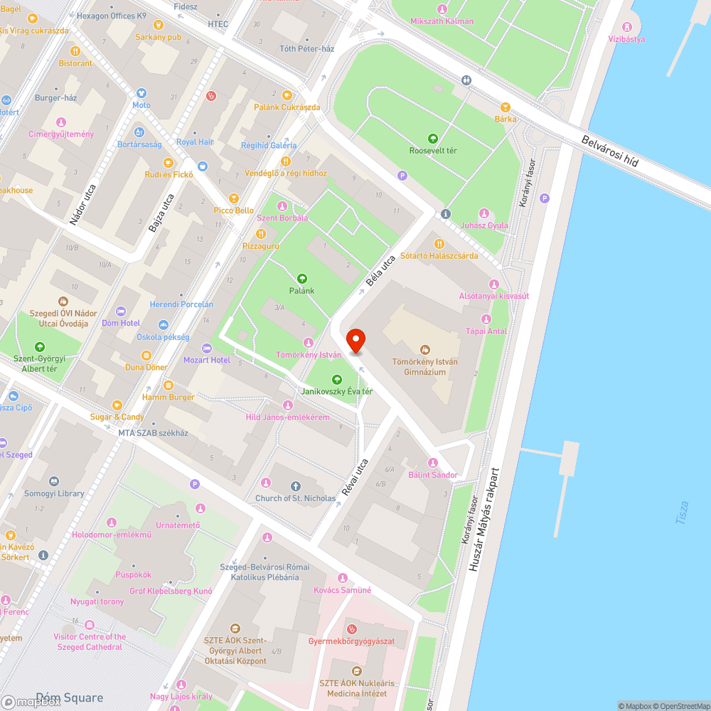 Kidöntött lámpaoszlop bejelentés helye