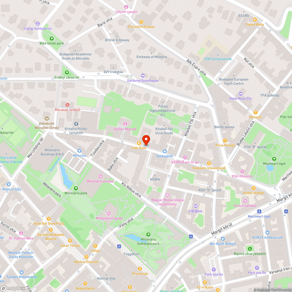 Hullámzó út bejelentés helye