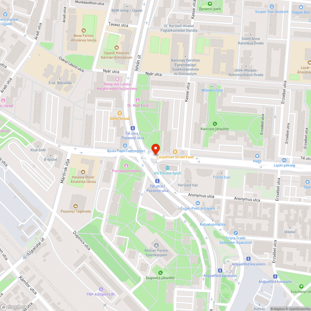 Eldugult csatorna bejelentés helye