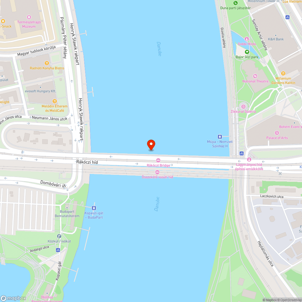 Nagyon elhanyagolt Rákóczi híd bejelentés helye