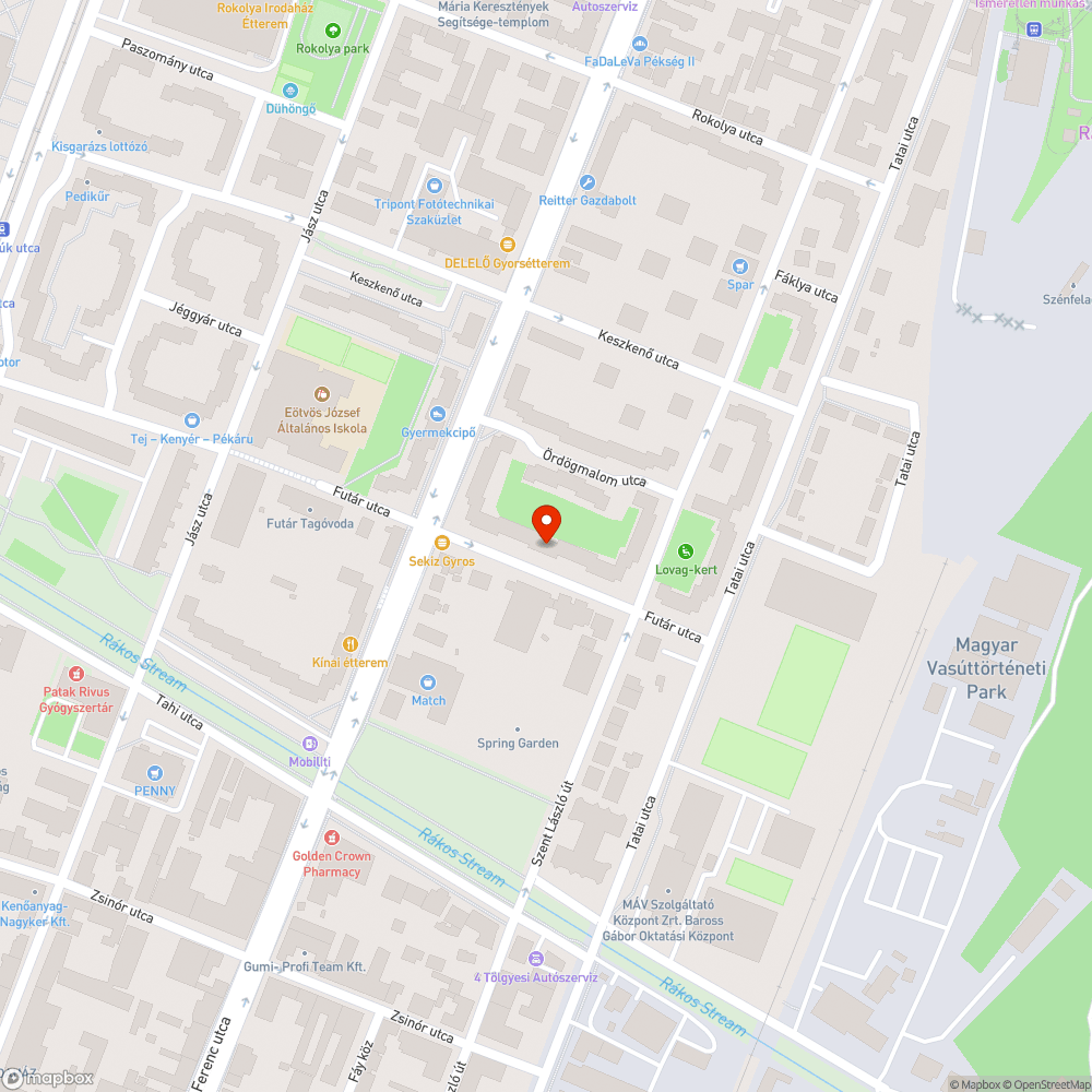 Kiégett lámpa bejelentés helye