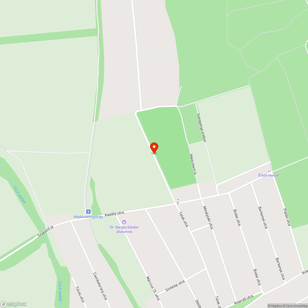 Szinte járhtatlan út bejelentés helye