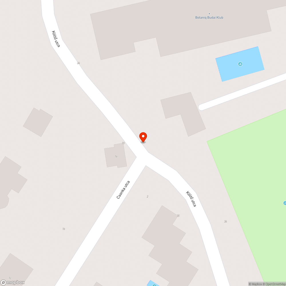 Járhatatlan járda bejelentés helye