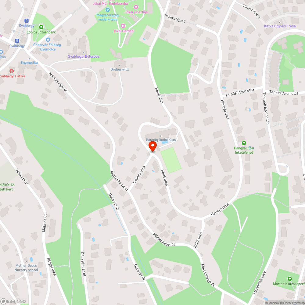 Járhatatlan járda bejelentés helye