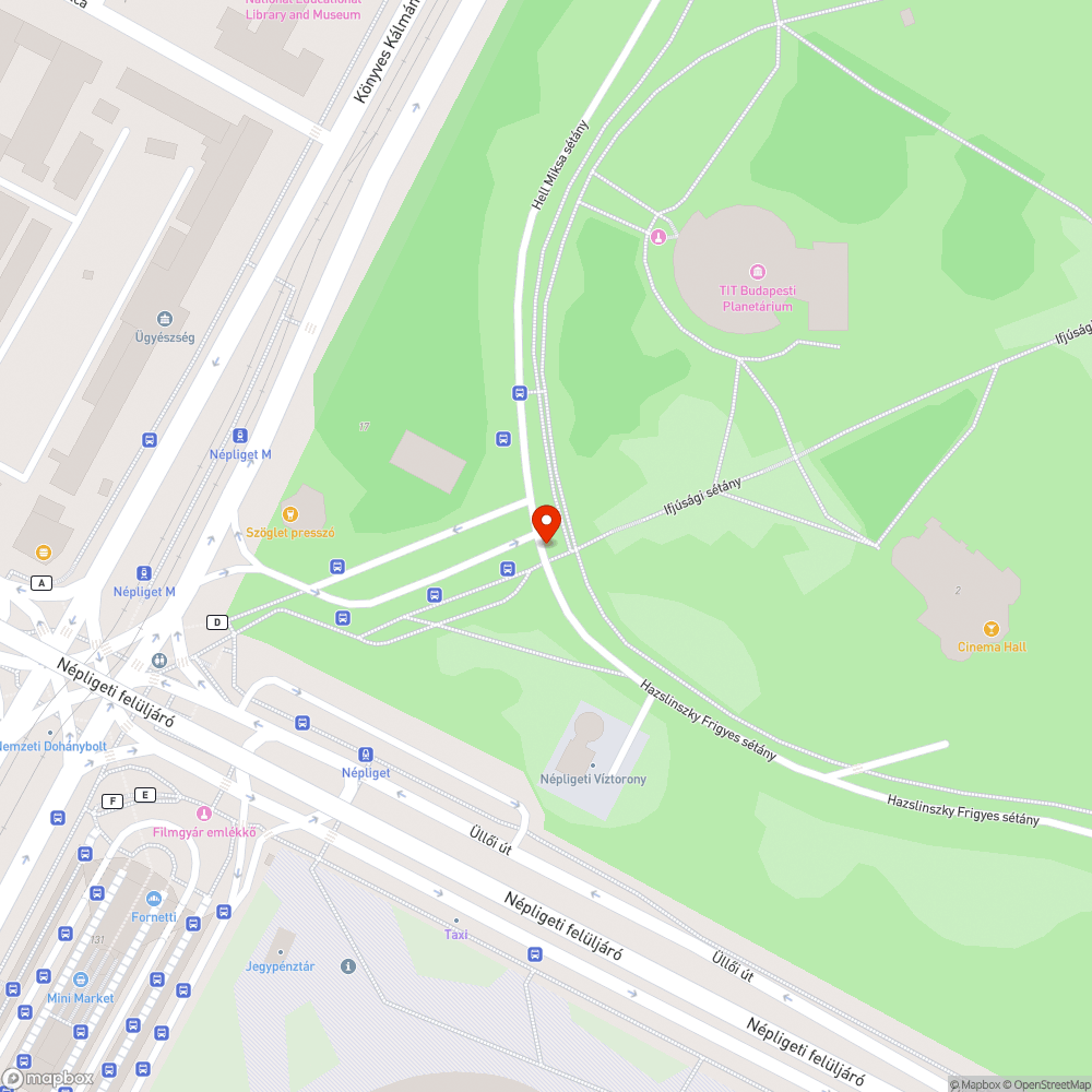 Leszakadt terelőtábla bejelentés helye