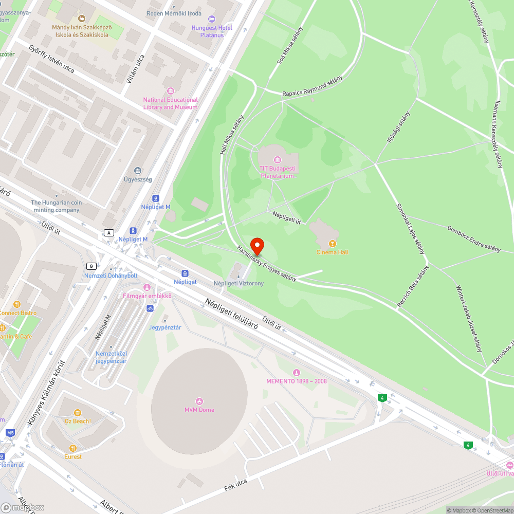 Eltömődött lefolyó bejelentés helye