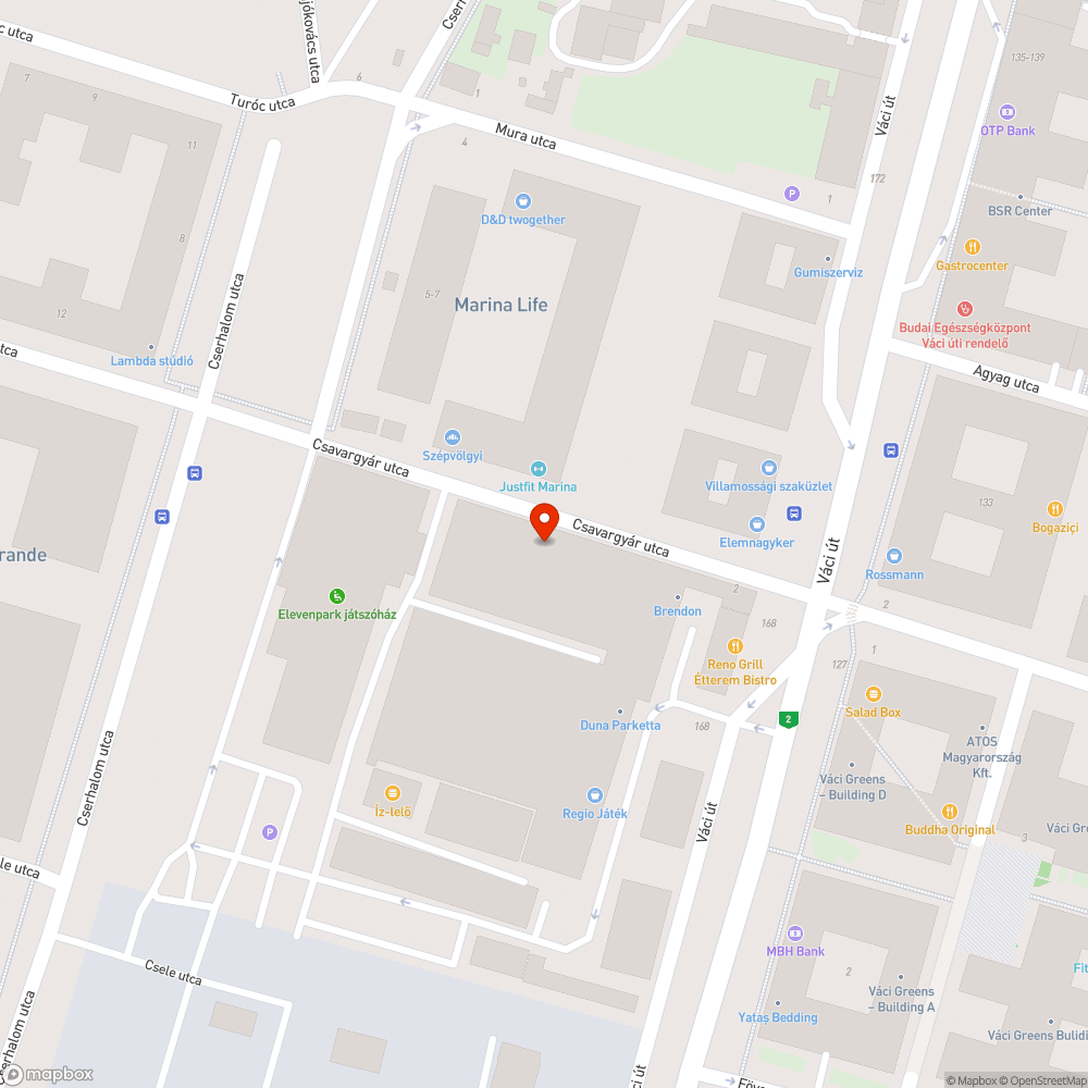 Vízelvezetési probléma a Csavargyár utcán bejelentés helye