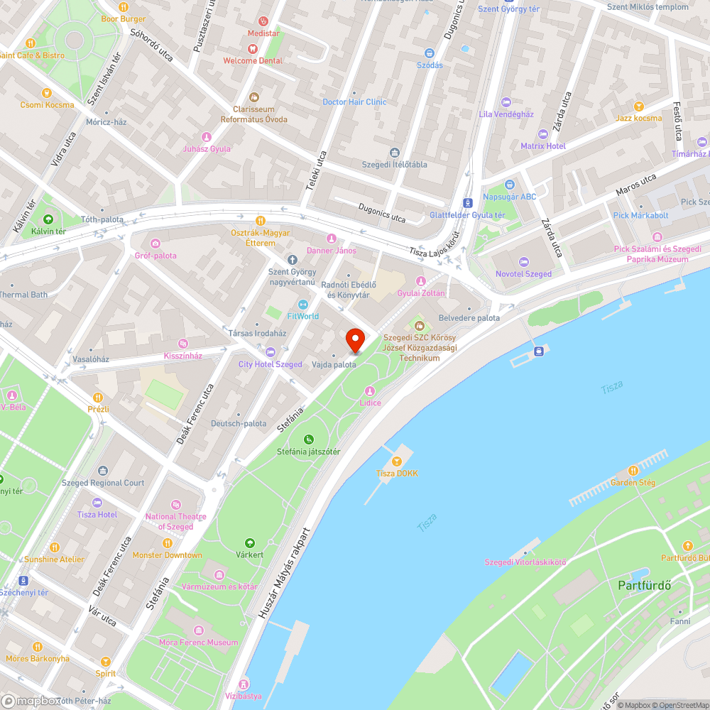 Veszélyes kerékpárút bejelentés helye