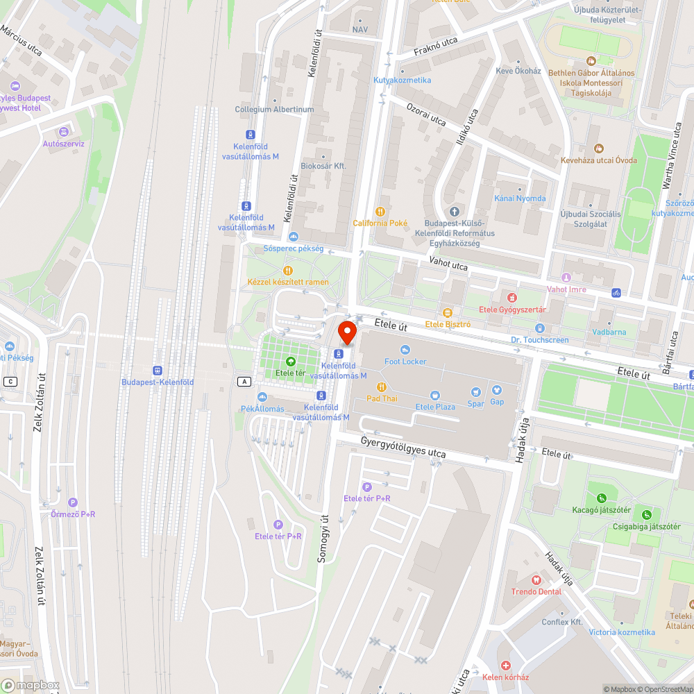 Állóvíz a zebrán bejelentés helye