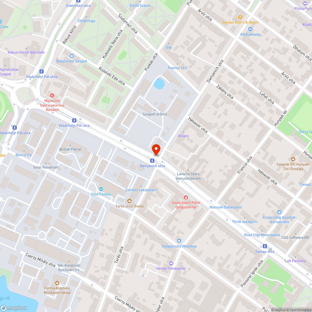 Elromlott kijelző bejelentés helye