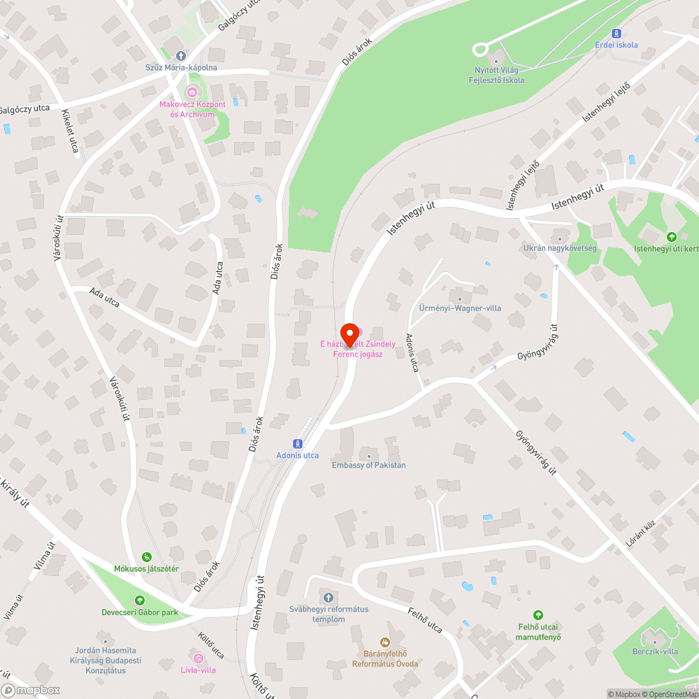 Gumiszaggató, éles peremű kátyú bejelentés helye