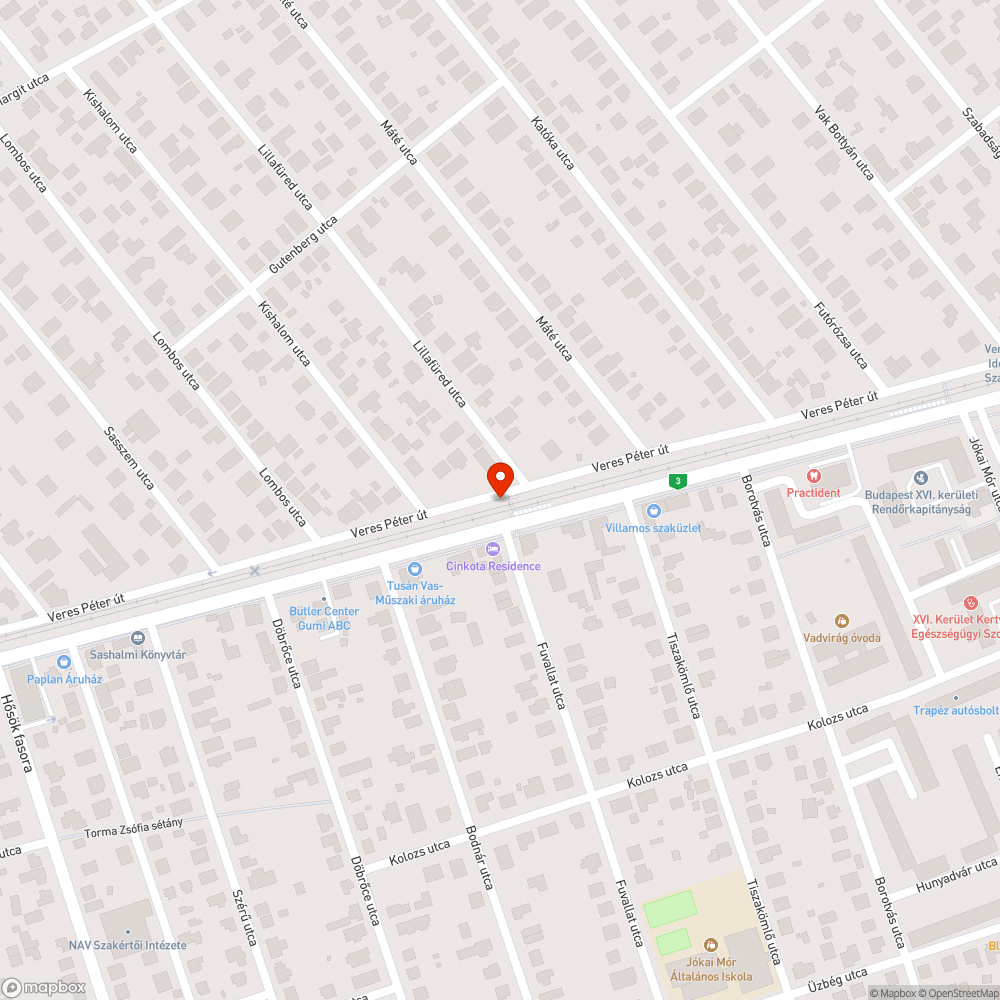 Szemétlerakás a HÉV vasúti átjáróban bejelentés helye