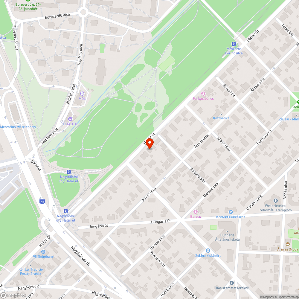 Szemetes szakasz bejelentés helye