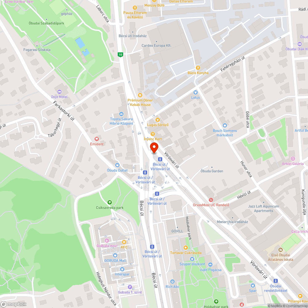 Nem működő jelzőlámpák - Bécsi út-Vörösvári út (megint) bejelentés helye