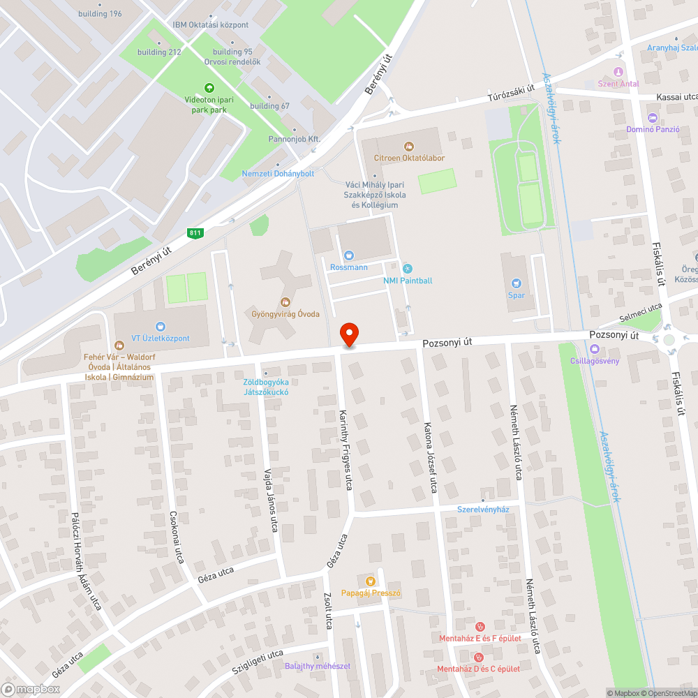 Villogó LED lámpa bejelentés helye