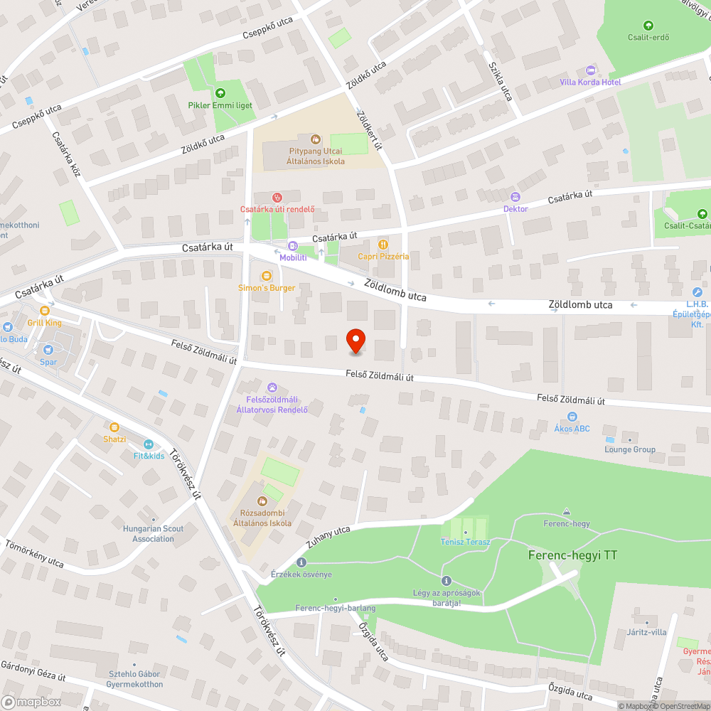 Járdán parkolás bejelentés helye