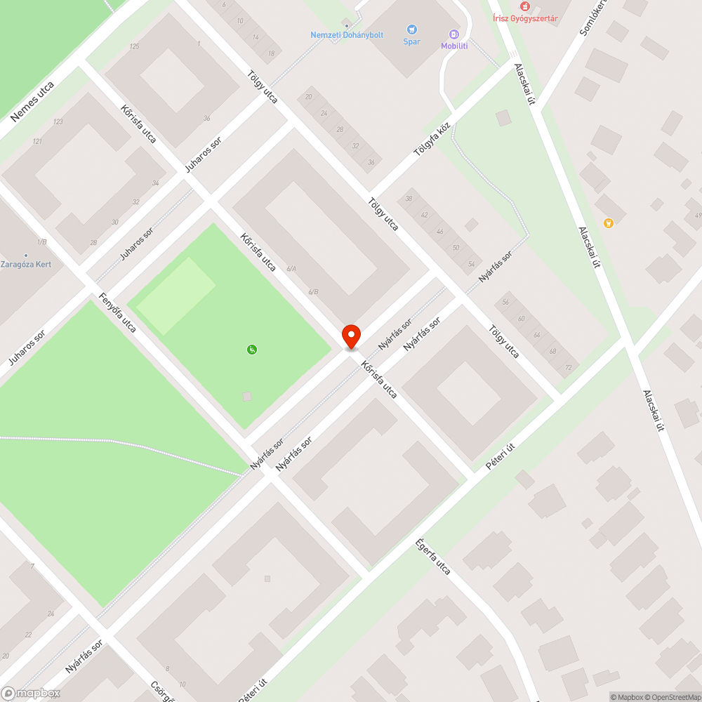 Járhatatlan járda bejelentés helye