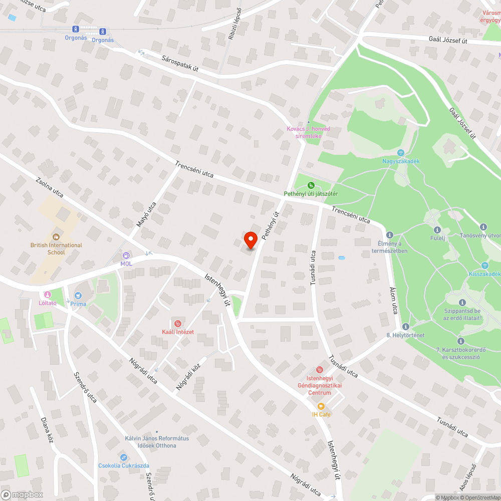 Vízelfolyás bejelentés helye